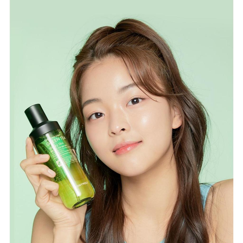 [Tonymoly] The Chok Chok Green Tea watery Skincare set(Skin 180ml/Lotion 160ml)