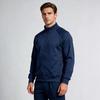 Mens Spring Hoodie With Stand Collar And Zipper Closure For Casual Athletic Wear