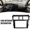 UV Resistant ABS Trim 9 Inch Car Radio Fascia Frame for Toyota Vios 2008 Navigation Center Console Cover Panel Frame Stereo Install Bezel