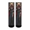 Mysterious Dark Angel Anime Socks Harajuku Retro Compression Socks Crazy Street Hip-Hop Trend Socks Comfortable Soft Unisex Gift