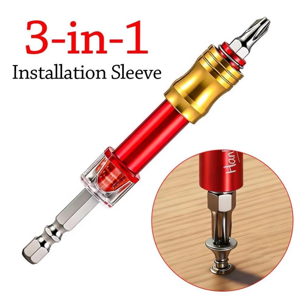 11mm 0.635in Magnetic Hex Shank Drill Socket Set 3 Position Adjustable Tool Steel Wrench Driver Kit For Auto Hardware Tool