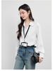 Women's French High-End White Shirt - 2026 Spring/Autumn Professional Formal Wear