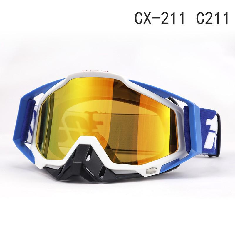 Gafas de Moto y Esquí a Prueba de Viento Transfronterizas: 100% Todoterreno, Equitación al Aire Libre y Protección para Descenso