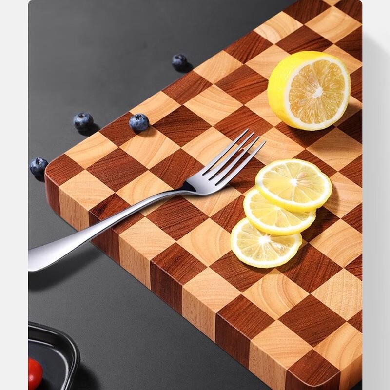 Solid Walnut Wood Chessboard Pattern Cutting Board