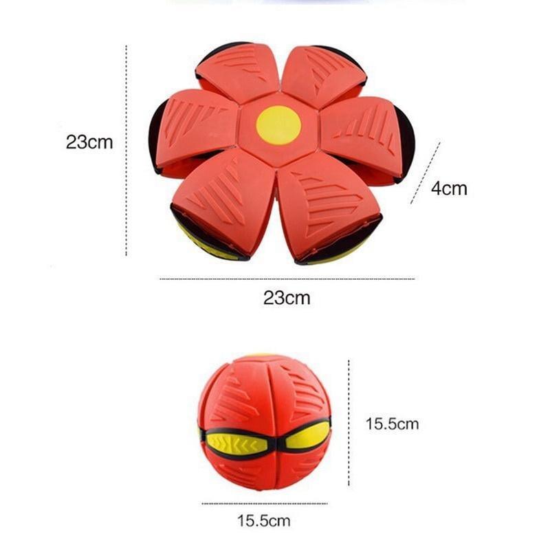 Frisbee Ball dla psa - przenośna zabawka urodzinowa dla szczeniaka interaktywna piłka Mako Stress Relief Kids Toys