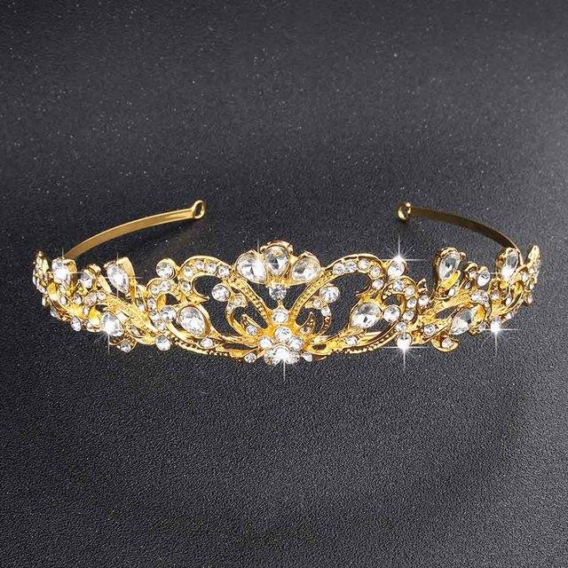 Miallo European Classic Princess Tiaras And Crowns Austrian Crystal Headpieces Wedding Hair Jewelry For Bride Hairstyle