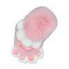 Guanti Zampe di Gatto in Pelliccia Sintetica Zampe Therian Paws Peluche Fursuit Zampe Halloween Cosplay Costume Zampe di Volpe Animale Manopola Donna Uomo