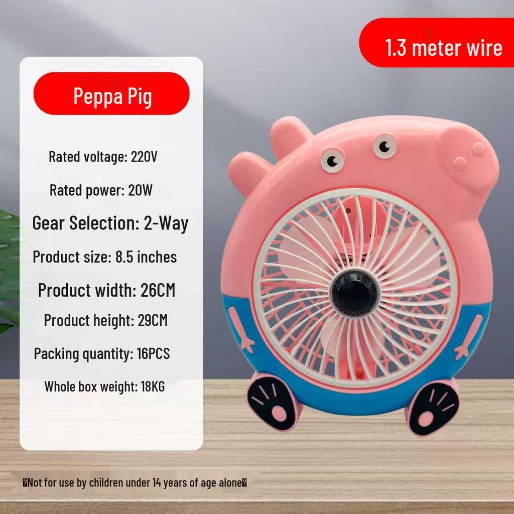 Portable Oscillating Clip Fan for Dormitory or Office