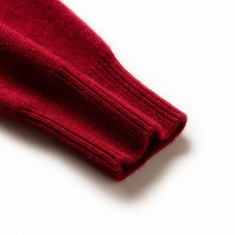 TUHUANG Women's Thickened Pure Cashmere Half-High Collar Sweater TW895971