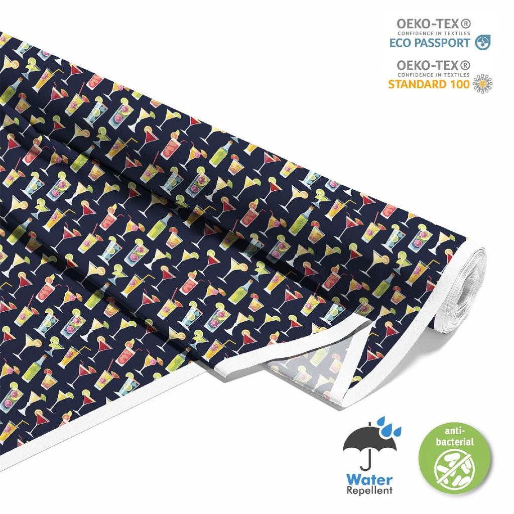 Outdoor Dekostoffe Oxford - Motiv Cocktail | Dx8655