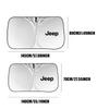Portabicchieri Parasole Pieghevole per Finestrino Auto Copertura Parasole Visiera Parasole Parabrezza Protettore Parabrezza Per Jeep Renegade Wrangler JK Comp