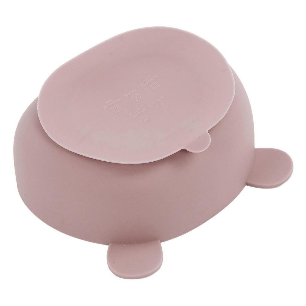 5pcs Baby Feeding Kit Food Grade Silicone Bear Design Plate Bowl Drinking Cup Spoon Fork Infant Feeding Kit