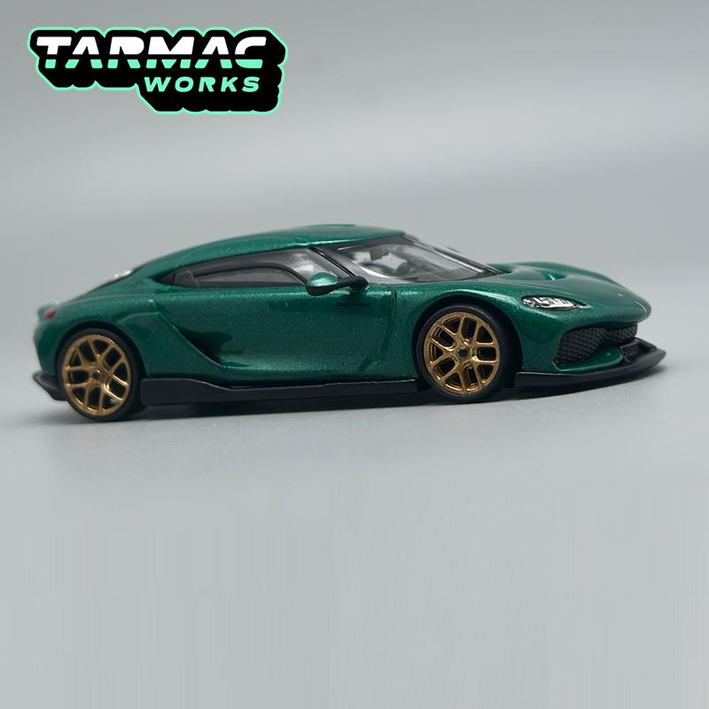 TW 1:64 Tarmac Works Koenigsegg Gemera Green Alloy Car Model
