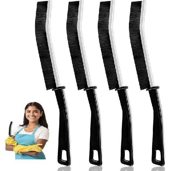 4 PCS Crevice Cleaning Brush,Hard Bristle Crevice Cleaning Brush,Crevice Cleaning Tool Is Effective To Clean The Small Gap Of Kitchen, Tolilet And