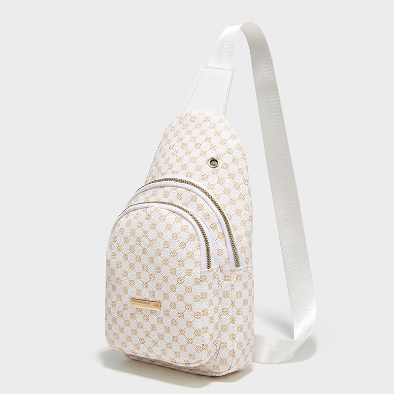 Женская сумка на грудь и пояс с леопардовым принтом - Европейская и американская мода Большая вместимость На одно плечо Через плечо Сумка для работы и хранения телефона 1090₽