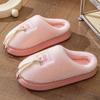 Fashion 2025 Winter Fluffy House Slippers Women Comfortable Indoor Soft Thick Sole Fur Slides for Woman Non Slip Warm Home Cotton Shoes