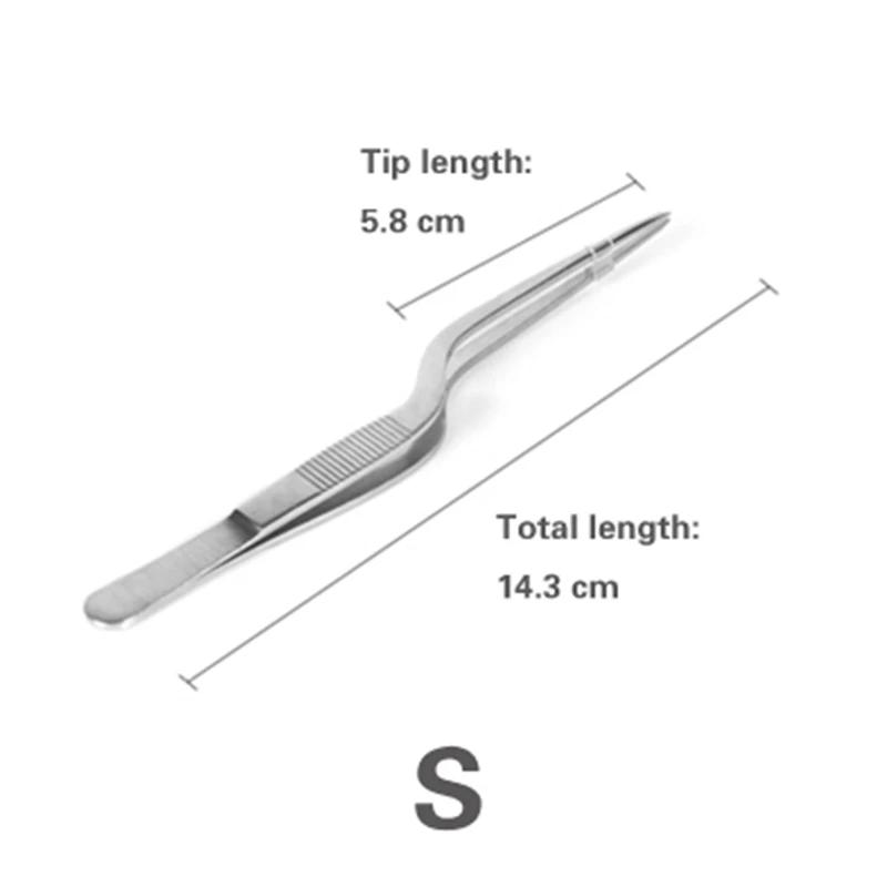 

Художественное оформление овощного оборудования Инструменты для приготовления западной еды Художественное оформление блюда Качающаяся тарелка из нержавеющей стали Поварские пинцеты