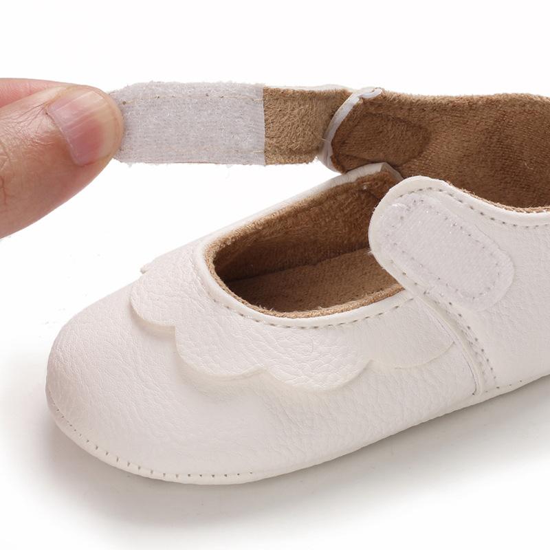 Spring and Autumn Fighting 0-1 Years Old Baby Learn Stews Soft Waves Baby Shoes Semi-Plastic Bottom Princess Shoes