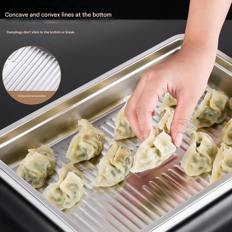 Ofenfeste Küchenaufbewahrungsschale Spülmaschinenfeste Stabile Metall-Servierschale