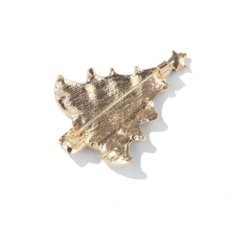 2027 Christmas Tree Brooch Luxury Jewelry Women'S High-End Exquisite Pin Badges Wedding Corsage Pin Badge