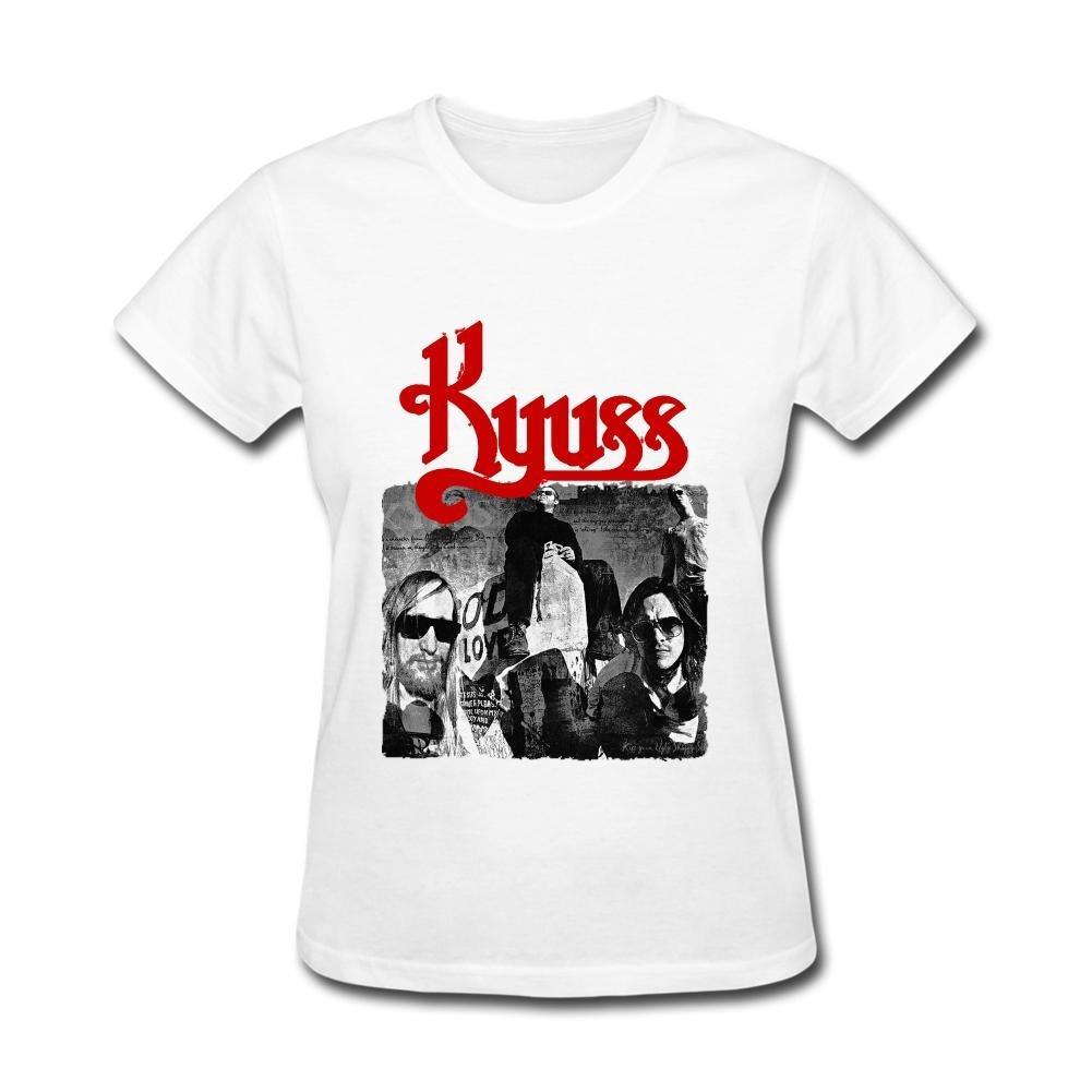 Unisex Women Camiseta Kyuss Bandas De Rock Art T Shirt Polyester Cheap Short Sleeve New in Tee&tops Hip Hop Streetwear Vintage Top