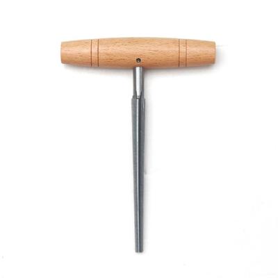 Violin-Wartungswerkzeug Edelstahl-Violinenbohrer mit Holz-Ergonomischem Griff Geeignet für Wirbellocheinsatz