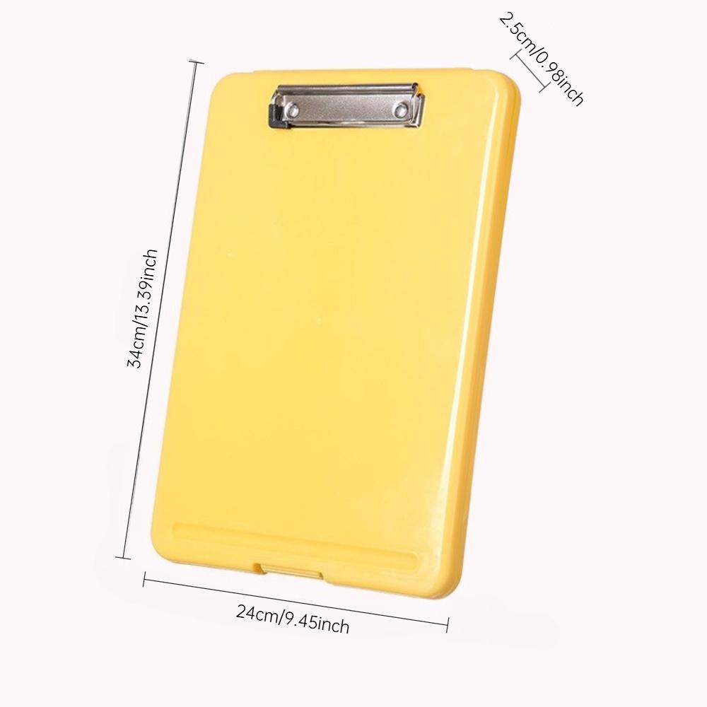 A4 Multi-functional File Folder Desktop Test Paper Organizer Office Document Board Folder Storage Box Writing Board, Office
