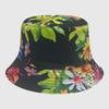 Dye Fisherman Tie Hat Uv Protection Assorted Colors Print Butterfly Cat Cap Leaf