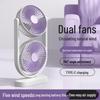 New Rechargeable Dual-Head Desktop Fan with Adjustable Eight-Inch Air Circulation and Long Battery Life for Home Use