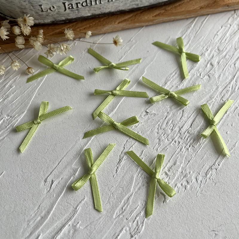 2.5cm Wide Handmade Ribbon Bow Knot for DIY Clothing & Hair Accessories, Card Holders, and Decorations