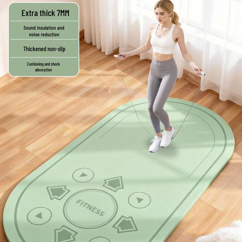Silent Jump Rope & Yoga Mat