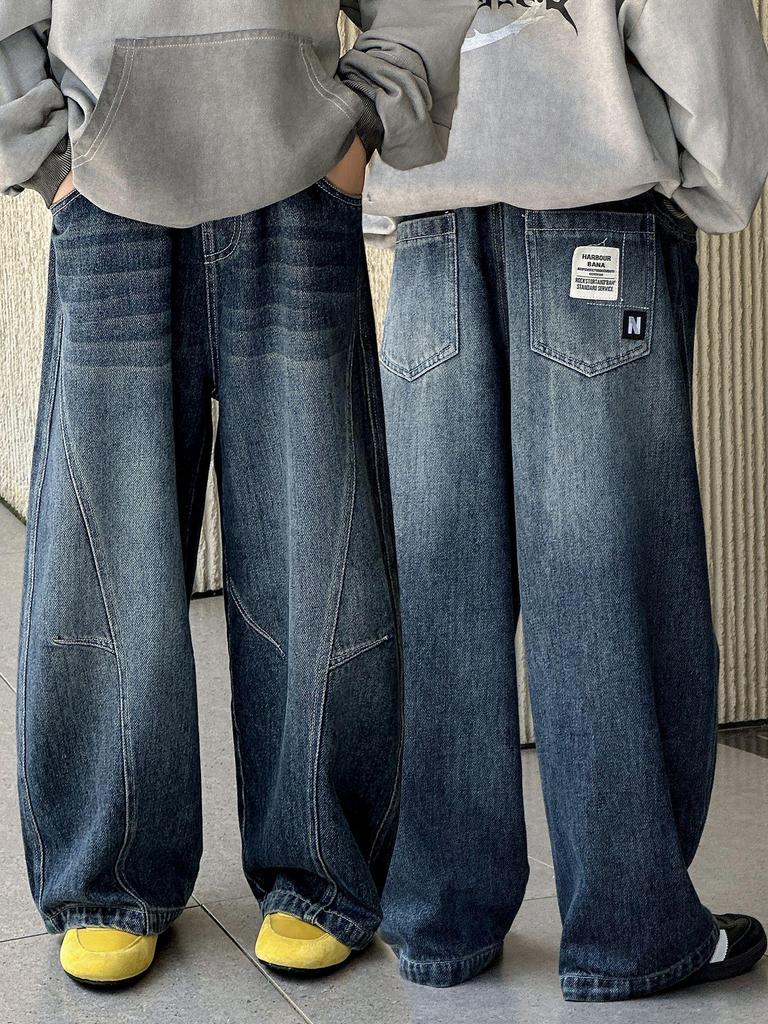 Boys' Fleece-Lined Casual Jeans - Autumn/Winter 2025