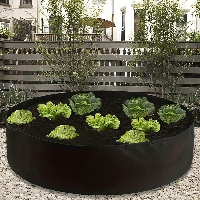 

3-Pack 30 Gallon round Fabric Garden Bed for Plants of Vegetables, Fruits, Flowers, Herbs, Trees Planting Sack-Lightweight