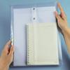 20pcs A4 Clear Plastic File Folder,Envelopes With Cord Buckle,Plastic Document Organiser Bags,For Documents Storage