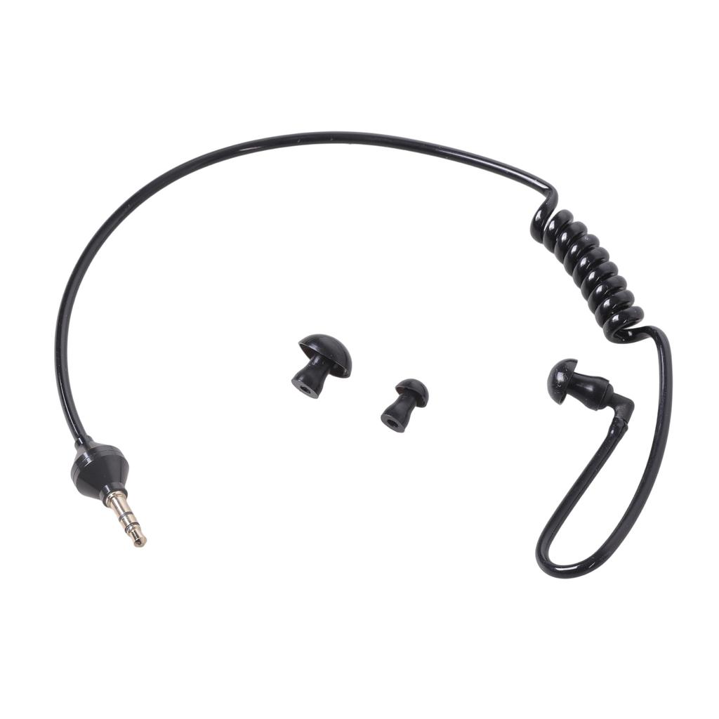3.5mm Clear Air Tube In Ear Headphones Earbuds Suitable for Security Running Driving Activities for Multiple Uses