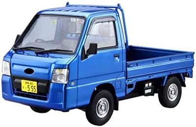 Aoshima Bunka Kyozai (AOSHIMA) 1/24 Die Modellauto-Serie Nr.. 4 Subaru TT2 Sambar Truck WR Blue Limited 2011 Plastikmodell