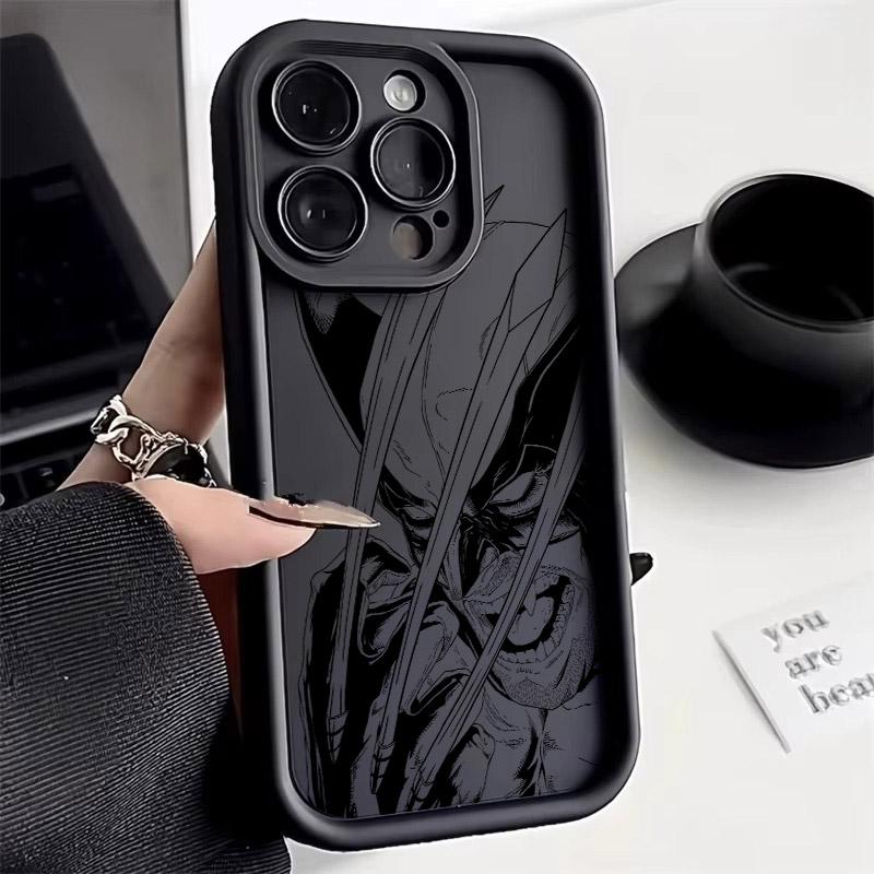 Marvel Wolverine Kunst Handyhülle Für iPhone 17E 11 12 13 14 15 16 17 Pro Max Fundas 17 Air Plus 16e 13 Mini Silikon Rückseite