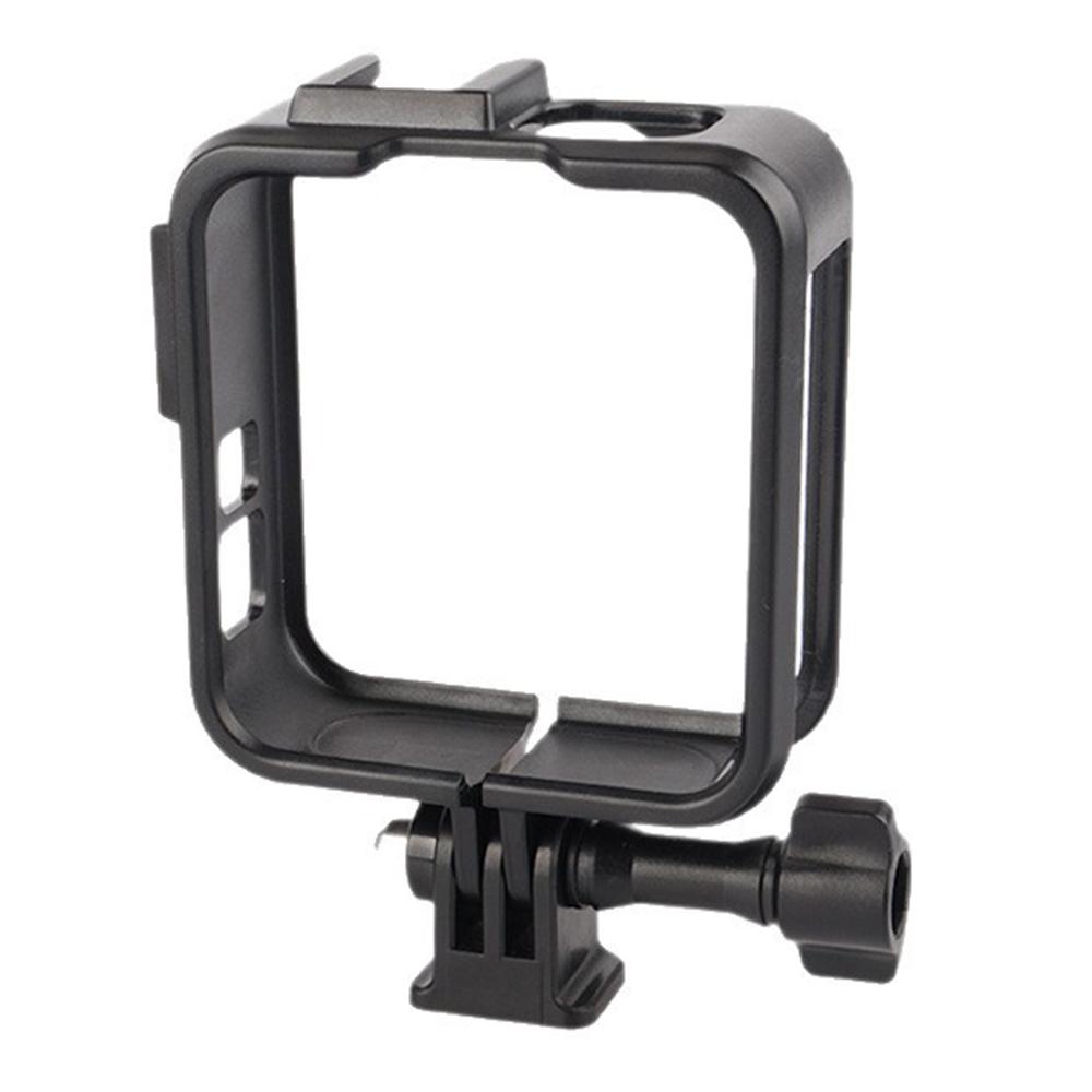 For GoPro MAX2 Hard PC Camera Cage Expansion Frame Protective Case with Cold Shoe Mount Action Camera Accessory