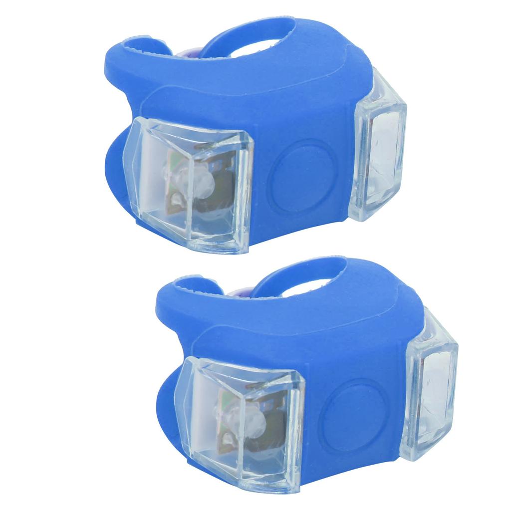 2pcs LED   Light Front Tail   Warning Colorful Lamp 3 Lighting Modes Waterproof Cycling Equipment