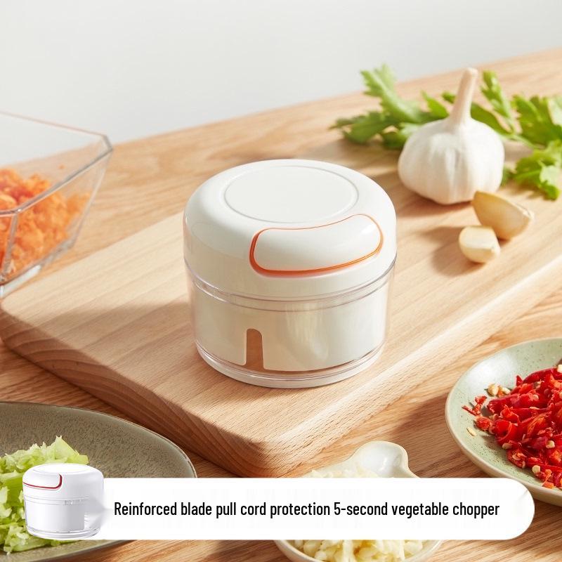 Mini multifunkční lis na česnek a mačkátko: Ruční kuchyňský nástroj na sekání a mletí česneku