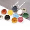 10PCS Gilt Gradation Candy Color Button Resin Button Coat Trench Coat Sweater Accessories DIY Sewing Supplies