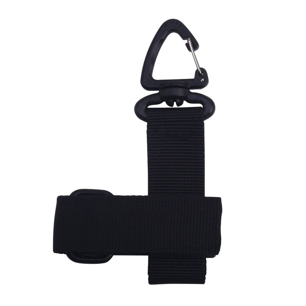 Adjustable Quick Release Gloves Hook Rotatable-hanging Head Webbing Gloves Hook  Backpack
