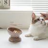 Slanted/Flat Mouth Cat Bowl Creative Dog Food Feeding Basin Pet High Foot Bowl  Water Container