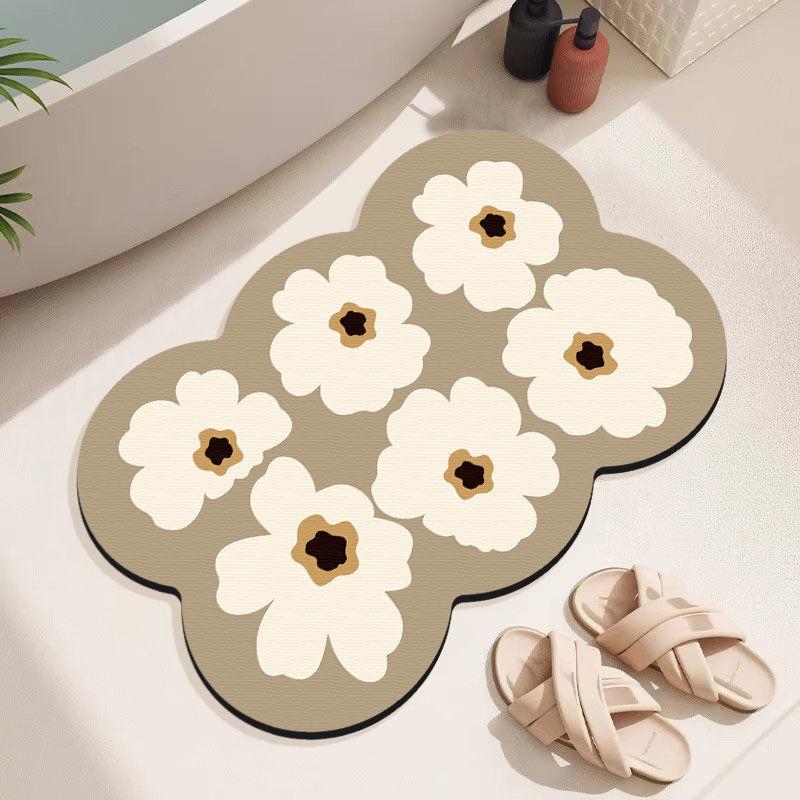 Łazienkowa mata podłogowa z ziemi okrzemkowej Dywanik toaletowy Mata pod drzwi wejściowe Mata pod stopy antypoślizgowa chłonna do toalety