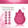 Rose Red Toy G Spot Vibrator Tongue  Licking Clit Stimulator Oral For Women Rechargeable Breast Nipple Female Masturbator