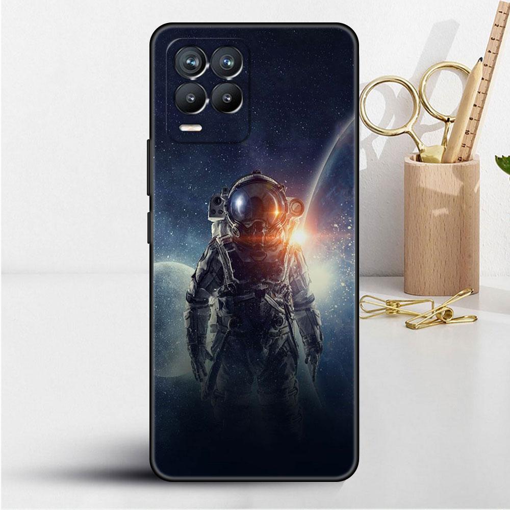 

Чехол для Realme 8 C21y GT Neo 2 3 8i C21 7 C11 6 C12 C35 C3 GT 9 Pro C12 Master Funda Phone Cover Astronaut Cosmic Planet Realme GT Neo3