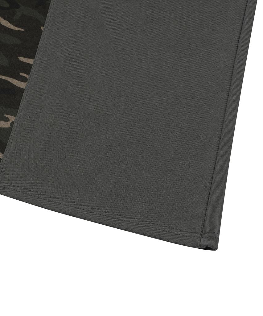 MUCENT Paits Setup Camo Point Long Skirt