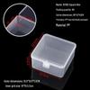 Rectangular Transparent PP Plastic Storage Box for Stationery, Cards, Hardware, Jewelry, and Fishing Gear