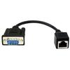 DB9 RS232 Male Female to RJ45 Female Port Ethernets CAT5 Couplers Extenders Adapters DB9 9Pin Connectors 15cm