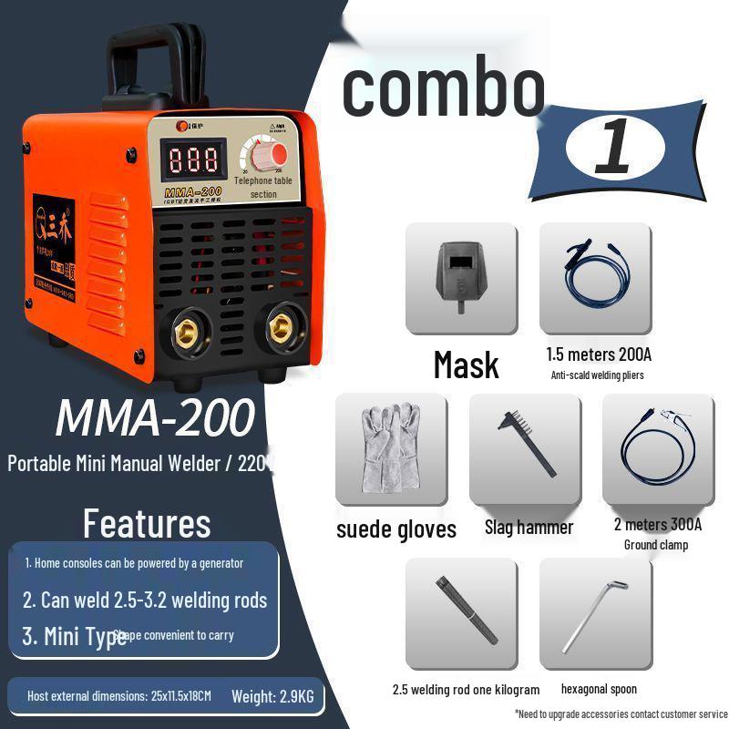 Sanqiao Dual-Use Industrial Welding Machine: Wide Voltage, High Power DC Arc, Pure Copper, Manual, 220V/380V